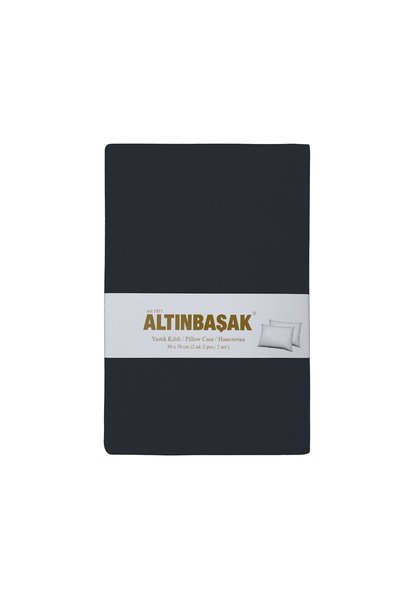 Altınbaşak Husă de pernă Freesia, pachet de 2, antracit închis 50x70 antracit închis