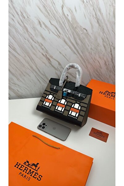 GHANJİ Elegant, high-quality women's handbag with all its accessories