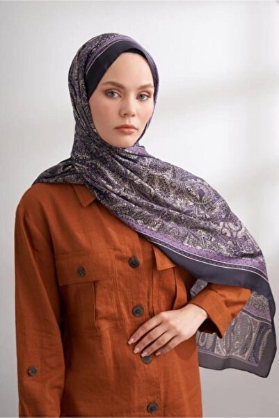 ARMANDA Etro Ethnic Pattern Shawl 6036-Morcivert