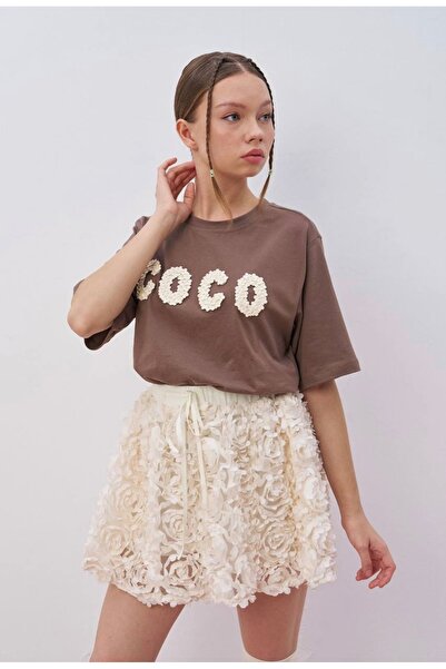 LOCO LOCO Limi Young Girls Soft Texture Flexible T-Shirt Tulle Skirt Set