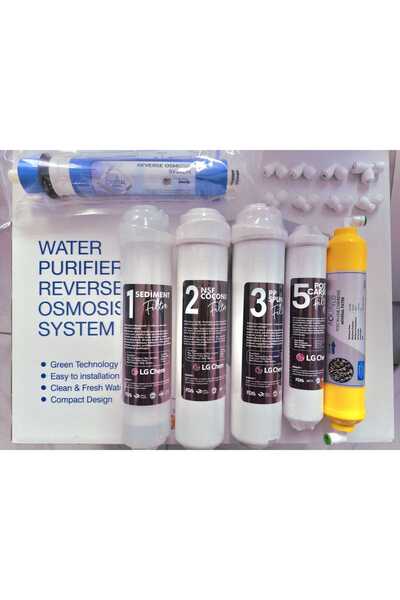 Sunny su arıtma cihazı filtresi LG Filtre Orjinal CRİSTAL Membran 6 AŞAMA