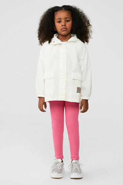 Tyess Bg Store Girl's White Raincoat