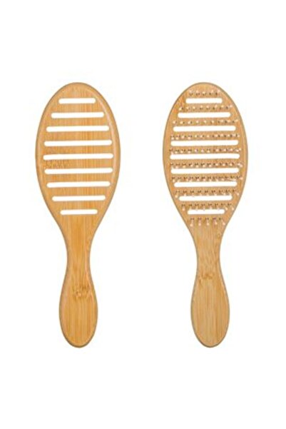 SHOPIENS Bamboo Oval Hair Brush 21 cm