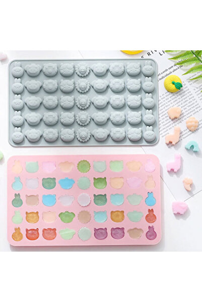 Siliko World Sugarcraft Confectionery Gummy Bear and Chocolate Mold Mini Anim...