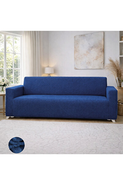 Akbal Home Welsoft Teddy 3lü Klasik Koltuk Örtüsü Lastikli Tüm Giydirme +1 Ad...