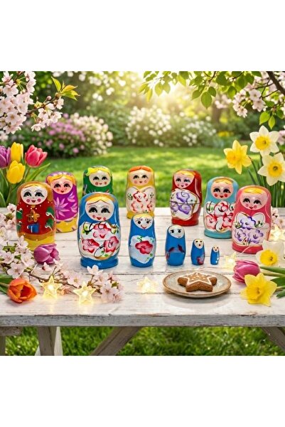 Epilons 5-Piece Wooden Matryoshka
