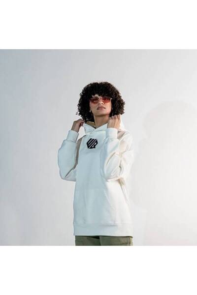Waraqa White Hoodie with Loose Design