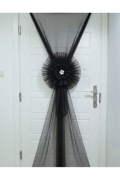 SYC GROSS Kapı Tül Süslemesi Çeyiz Odası Kapı Süsü Nişan Kına Kapı Süsü Laciv...