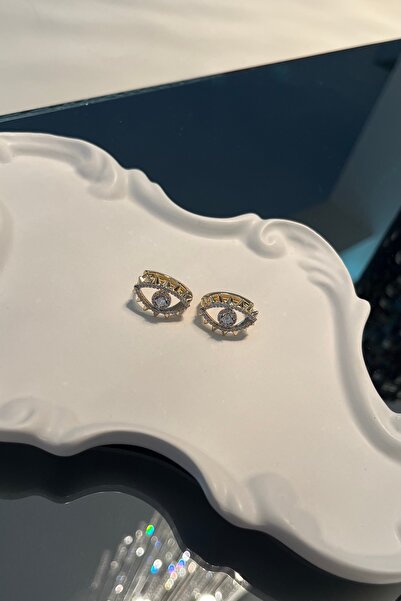 Asteria Jewelry أقراط دائرية على شكل عين من نوع VIP