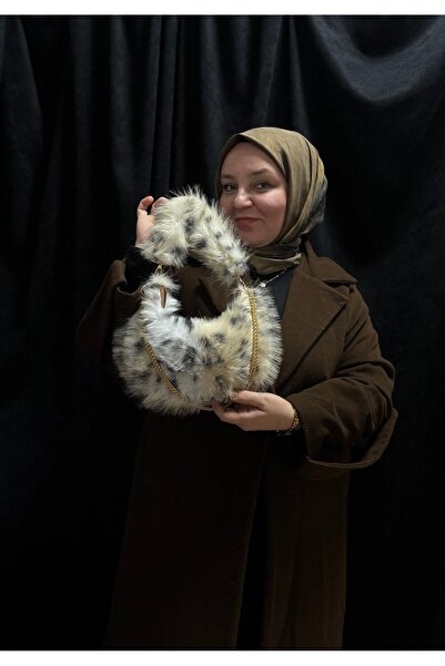 GÖNÜL Peluş Zincir Askı Model Çanta