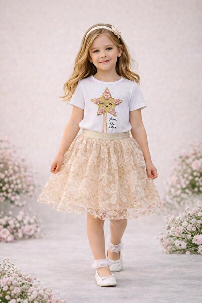 NACAR STORE Girl's Star Patterned Design Set April 23-Birthdays and Special H...