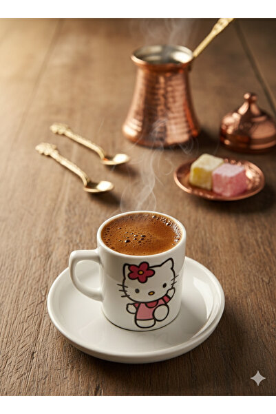 Renklerin Atölyesi Hello kitty fincan