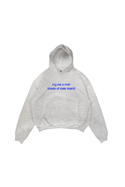 lethestudios Male Tears Baksılı Kapüşonlu Hoodie