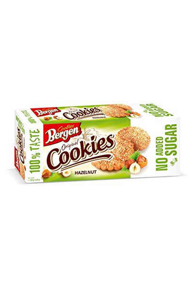 BERGEN COOKİES Bergen sugar-free biscuits are healthy and ideal with hazelnuts