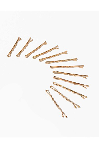 Ziddy 12-Pack Hair Pins for Babies and Girls, Gold