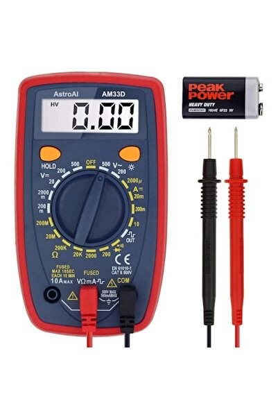 DAMUR AstroAI AM33D Digital Multimeter