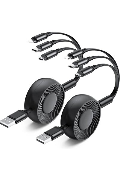 The Bros 3-in-1 Retractable USB Charging Cable (Type C/Micro-USB/𝐿𝑖𝑔ℎ𝑡𝑛�...