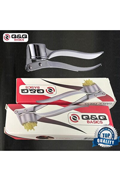 Generic Q&Q BASICS Garlic Press Mincer and Peeler Premium Ginger Press Essent...