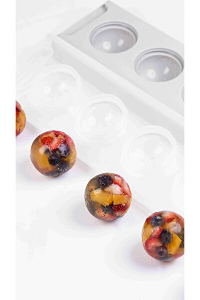 NOVA SİLİKON Silicone Pastry and Cake Mold - 3D Sphere 48mm 5-Piece 48 X 48 X...