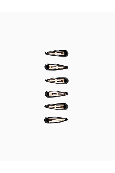 Ziddy 6-Pack Hair Clips for Babies and Girls, Black