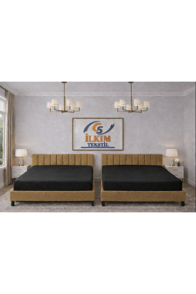 cs ilkim 2-Piece Comford Combed Cotton Fitted Sheet (180X200)