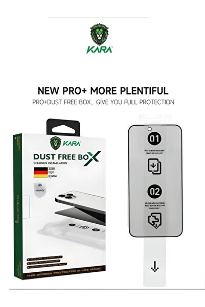 KARA Privacy screen protector sticker for iPhone 16, 6.7 inch size, made of 5...