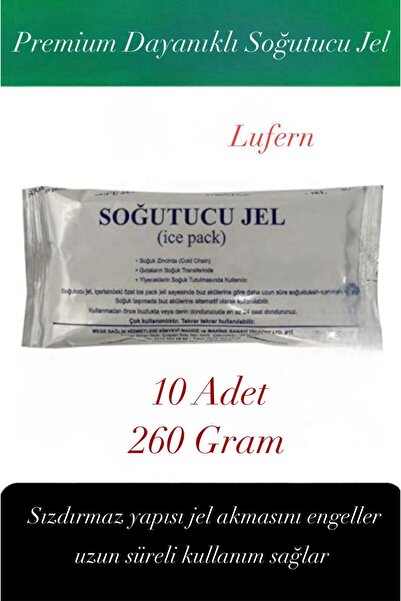 Lufern Dayanıklı Soğutucu Jel Poşet Buz Aküsü Malzeme Kamp Piknik Yolculuk Se...
