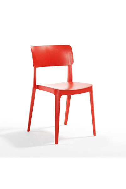 Novussi Dynamic chair, red color, PP with added fiberglass