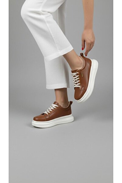 marinarosse Women's Less Brown Thick Soled Orthopedic Daily Sneaker