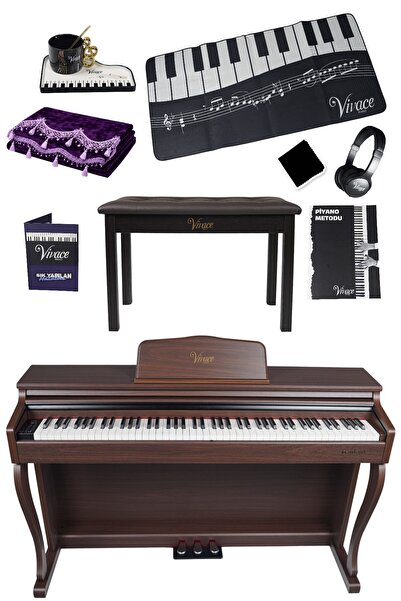 Furia Vivace Piano VX-D1971RS Rosewood Dijital Piyano Full Setli