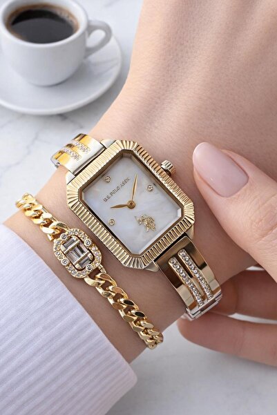 U.S. Polo Assn. U.S. Polo Assn. Steel Case and Strap 3 Atm Water Resistant 2 ...