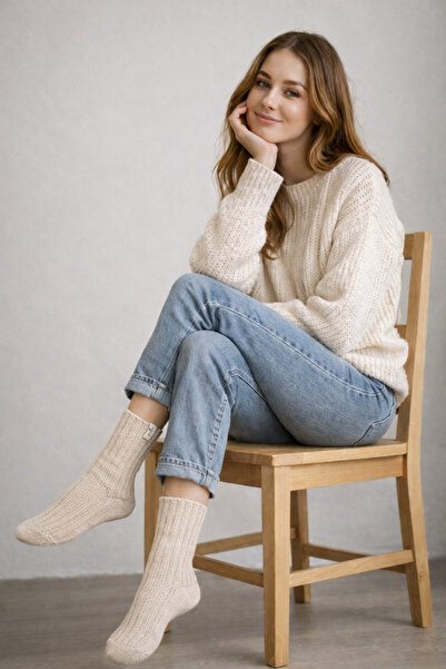 nordsox Bolero Alpaka Yünlü Kadın Kışlık Çorap