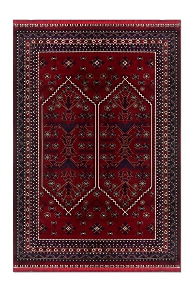 Halımax Altay HT03 Klasik Afgan Halı Etnik Makine Dokuma Oturma Odası Salon H...