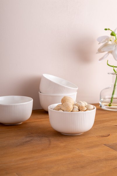 Emsan Bade 4-Piece Porcelain Bowl 10 cm