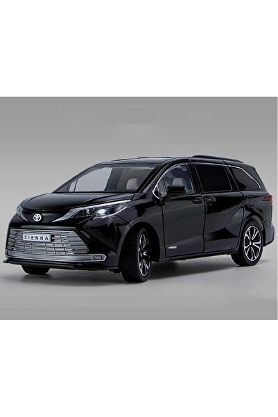 Asya Oyuncak Boxed Collection 1 / 24 Scale Toyota Sienna Mpv Black Metal Car
