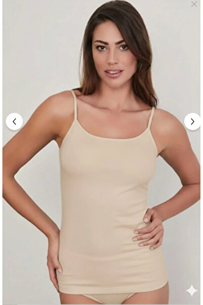 Eros Women's Cotton Undershirts with String Straps, Pack of 2