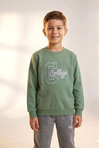 Breeze Момчешки комплект спортен екип College Wind с бродерия, 5-10 години, м...