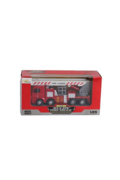Russet 8828 1 55 Metal Boxed Fire Truck