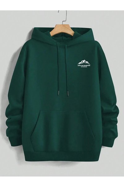 shams style Sweatshirt Hooded Thick Fabric (Unisex)