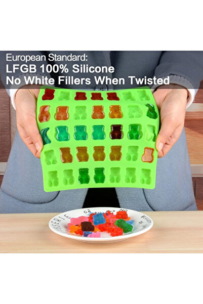 Siliko World Epoxy Haribo Teddy Bear Mold Chocolate Gummy Mold Haribo Mold