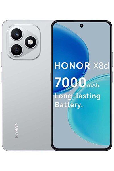 HONOR X8d ثنائي الشريحة 4G رمادي مخملي 8 جيجابايت رام 256 جيجابايت - إصدار ال...