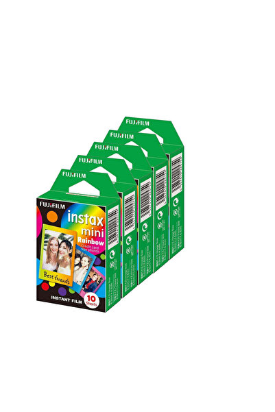 Fujifilm فيلم إنستاكس ميني قوس قزح (50 ورقة)