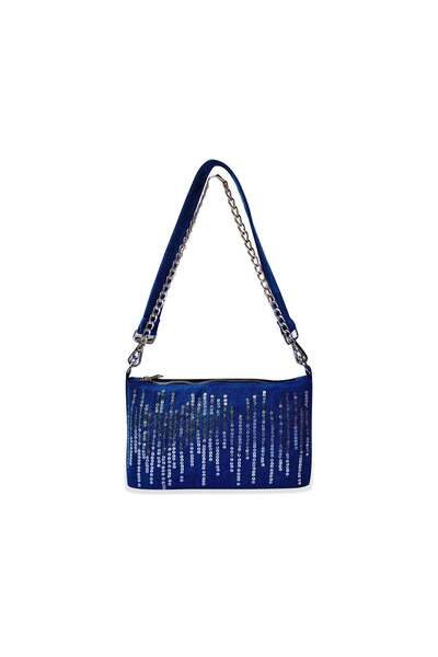 The Purani Jeans Artistic & Elegant Denim Crossbody Bag, "Blue" Multi-purpose...