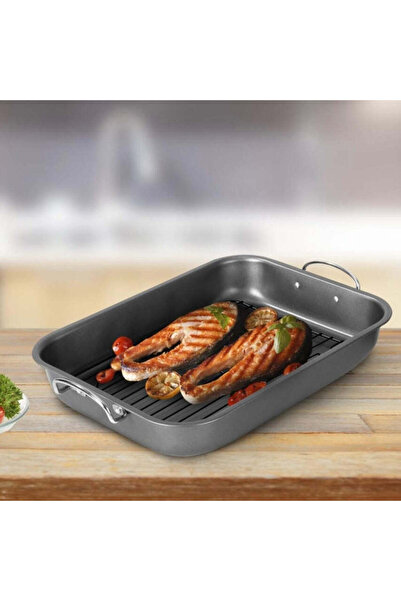 dealshopromania Oven tray with grill included, 39 x 29 x 6 cm, Vanora