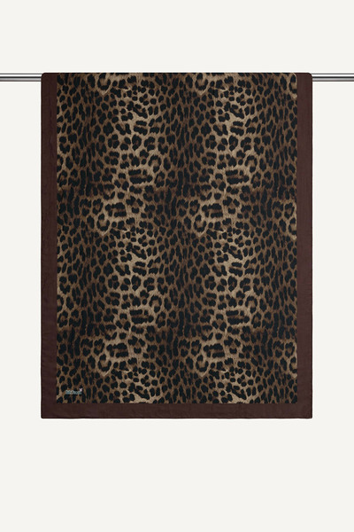 Wega Moda Leopar Desenli Bambi Pamuk Şal – Soft Dokulu Kadın Şal