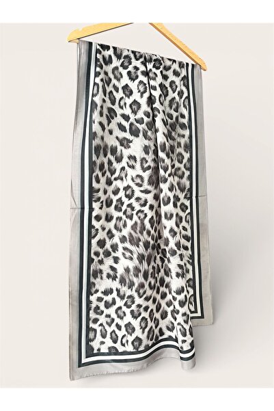 Koza Rami Şal Leopar İpek