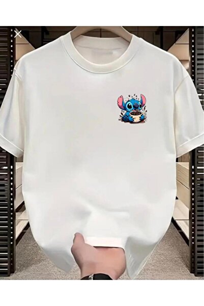 LELVANİ Unisex Stitch Printed Tshirt