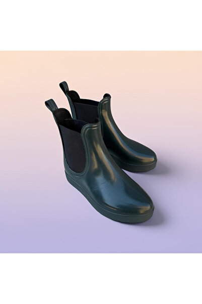 AkınalBella Cizme de ploaie pentru fete, cu talpă din PVC și margine elastică...