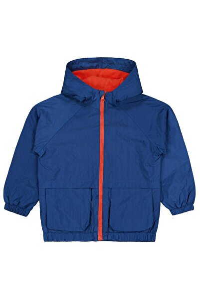 Civil Boys Ready Printed Raincoat with Pocket Bag for 6-9 Years Old - Green 8...