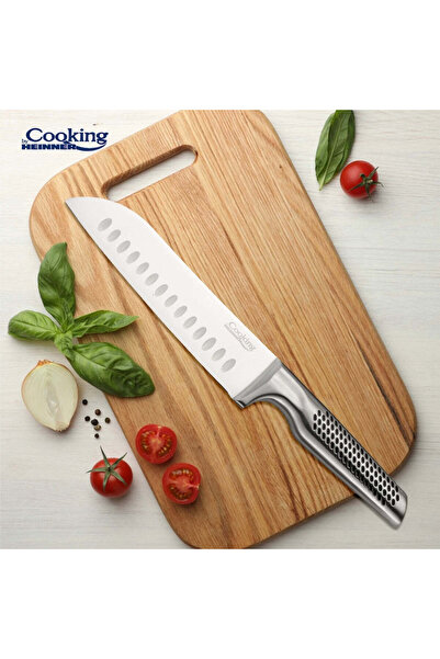dealshopromania Cuțit Santoku Cooking de la Heinner Skyline, oțel inoxidabil,...